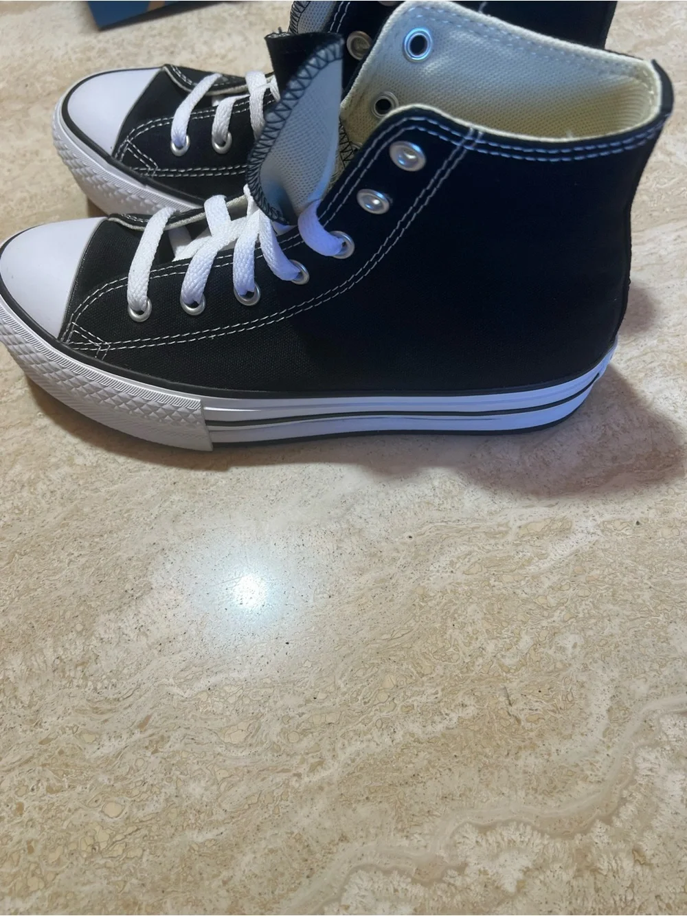 Converse Black and White Kids High-Top Sneakers